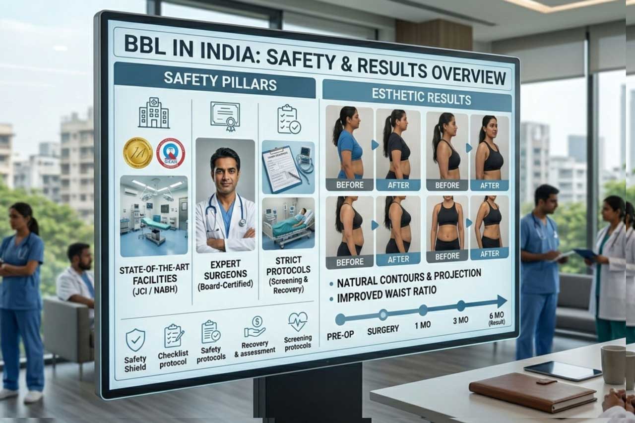 Brazilian Butt Lift (BBL) in India: Safety & Results